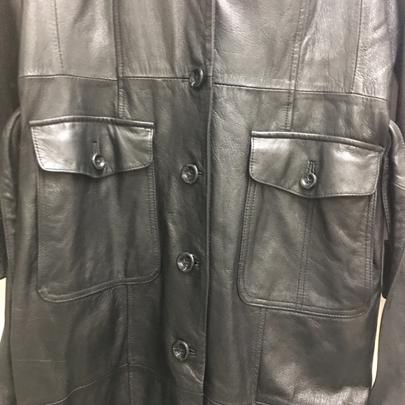 Women’s Wilson’s Leather Trench-Style Coat - Picture 4 of 10